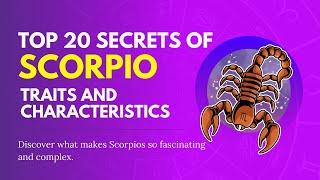 Top 20 Secrets of the Scorpio Traits and Characteristics