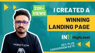 Create A HIGHLY CONVERTING LANDING PAGE in GoHighLevel  | GoHighLevel Funnel Builder Tutorial