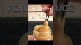 Easy Peanut Sauce                                #peanutsauce #peanutbutter #peanuts