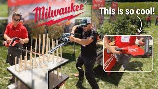 Trying out the NEW Milwaukee M18 Hedge Trimmer