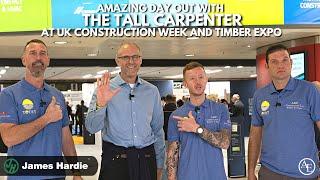 Amazing day out with The Tall Carpenter at UK Construction Week and Timber Expo