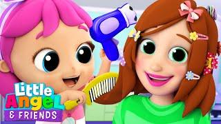 Beauty Salon | Baby John | Little Angel And Friends Fun Educational Songs