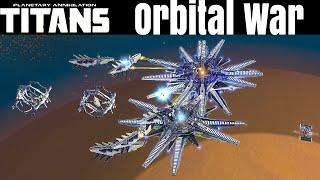 Planetary Annihilation Titans - Orbital War - Multiplayer Gameplay 2v2v2v2v2 Team Games