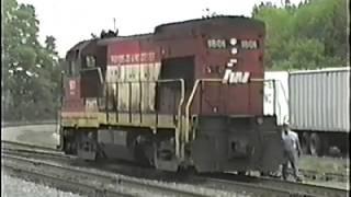 Mid 1990s Providence Worcester, Central Vermont, Early New England Central, Amtrak Trains