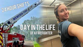 Day In The Life of a FireFighter / 24 hour shifts/ Vlog /