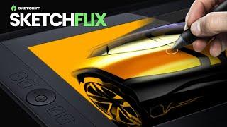 SketchFLIX - 060 | How to render a CROSSCOUPE in Photoshop