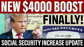 GOOD NEWS: $4000 Boost in Social Security Under Trump | SSA SSI SSDI | Social Security Increase