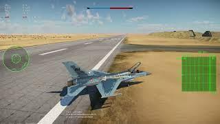 War Thunder F16 Gameplay Sim