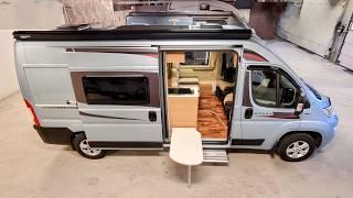 Small Luxury Off-Grid Campervan has Solar and Webasto - Roller Team Livingstone 2 Sport