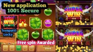 1000 to 5000 Win Vegas slot game play in Teenpatti Lucky New application #Super trick