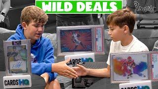 WILD Trade Night Negotiations for MEGA Sports Cards