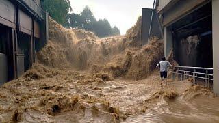 5 minutes ago!!  catastrophic flash floods suddenly hit Italy ! shocked the whole of Europe!