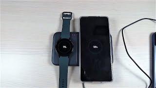 Testing Samsung Wireless Charger Duo with Galaxy S21 Plus & Watch 4