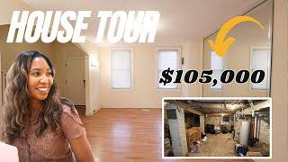 Renovation HOUSE TOUR!  $105,000 Investment Property.  Buying Real Estate Alone from NYC ️Baltimore