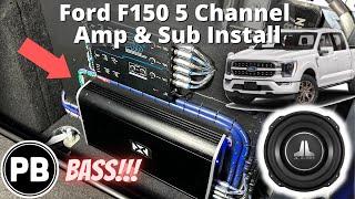 2021 - 2025+ Ford F150 5 Channel Amp & Sub Install (to Factory radio)