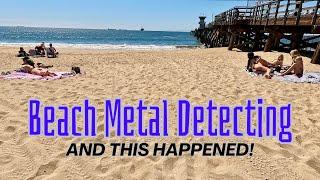 Beach Metal Detecting And This Happened!