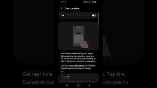 How to Live Translate Call On Samsung with Galaxy AI #shorts