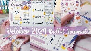  October 2024 Halloween Themed Bullet Journal Setup || Spooky Planning || Plan With Me