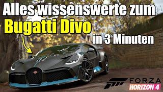 Forza Horizon 4 - Alles wissenswerte zum Bugatti Divo in nur 3 Minuten!