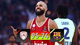 Olympiacos vs Barcelona 95-74 Full Game Highlights - October 31, 2024 | Euroleague RS Round 7