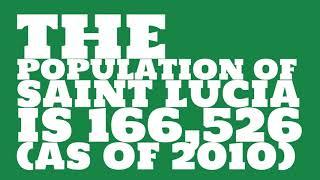 What is the population of Saint Lucia?