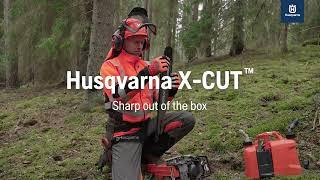 Husqvarna X‑CUT﻿™ Chains: Sharp Out Of The Box