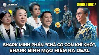 Shark Tank 7 Đặc Biệt | Shark Minh phán “Chả Có Con Khỉ Khô”, Shark Bình mạo hiểm ra deal | Best Cut