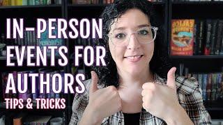 SELLING BOOKS AT CONVENTIONS | Tips for authors exhibiting at conventions & other in-person events