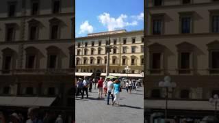 Roaming Historian in Florence at Piazza della Repubblica