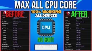 Max 90 - 120 FPS | Overclock Android + Gaming Performance | Stable Fps & Performance | No Root