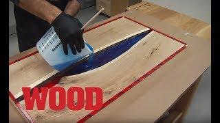 How To Make An Epoxy Resin Flowing Table - WOOD magazine
