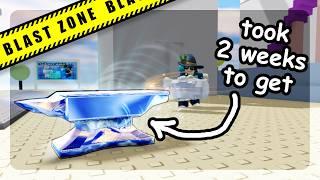 Blast Zone: Swinging Silver with a PLATINUM ANVIL! (ROBLOX Blast Zone)