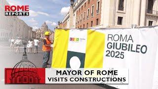 Mayor of Rome visits construction site: "It will be ready before Jubilee in 2025"