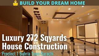 House Construction in Precinct 1 Bahria Town Karachi, Construction Services, Construction Companies