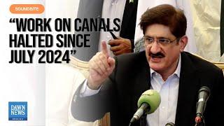 Sindh CM Urges Anti-Canal Protesters To Carry On Rallies Without Bothering Others |Dawn News English