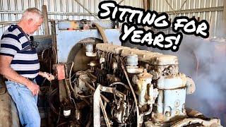 Will it START? 8 Cylinder Diesel Gardner 8LXB Crane Truck Engine sitting for YEARS!