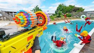 Nerf War | Water Park & SPA Battle Collection 7 (Nerf First Person Shooter)