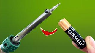 Just put a battery on your soldering iron and you will be amazed.