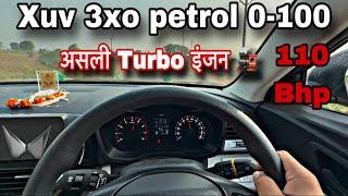 Xuv 3xo Petrol Manual 0-100 ️ असली turbo इंजन