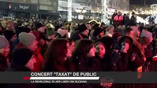 Concert ”taxat” de public la Revelionul în aer liber din Suceava