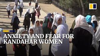 Uncertain future for Afghan women in Taliban stronghold of Kandahar