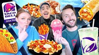 Tasting EVERYTHING on TACO BELL’S VIRAL NEW Menu!!!