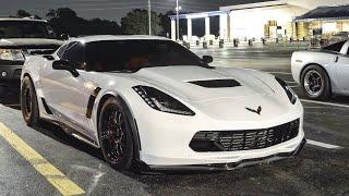 STREET RACING in Boosted C7, Nitrous ZR1, Whipple Mustang + MONEY RACES!!!