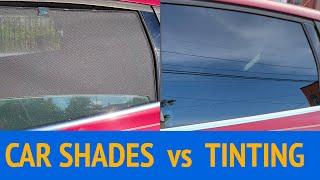 Custom Car Window Shades vs Window Tinting: Comparison and review