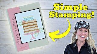 Make a Card with Simple Stamping!