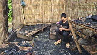 Poor Boy, The house was on fire, the villagers helped put out the fire, Watering