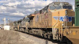 Train With DPU Passing Defect Detector, Train Station Update, RR Radio Up Close, Long Trains In Ohio