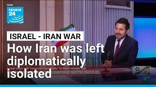 How Iran's degraded network of proxies left it isolated in war with Israel • FRANCE 24 English
