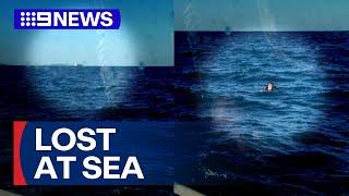 Sailor survives 24-hours at sea after falling from cargo ship | 9 News Australia