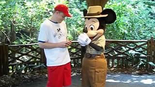 Trevor with Mickey Mouse 2012